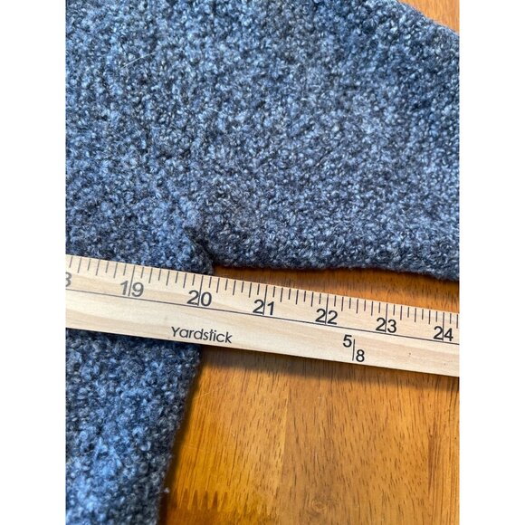 Eileen Fisher Petite Gray Open Front Cardigan Sweater - Picture 3 of 9